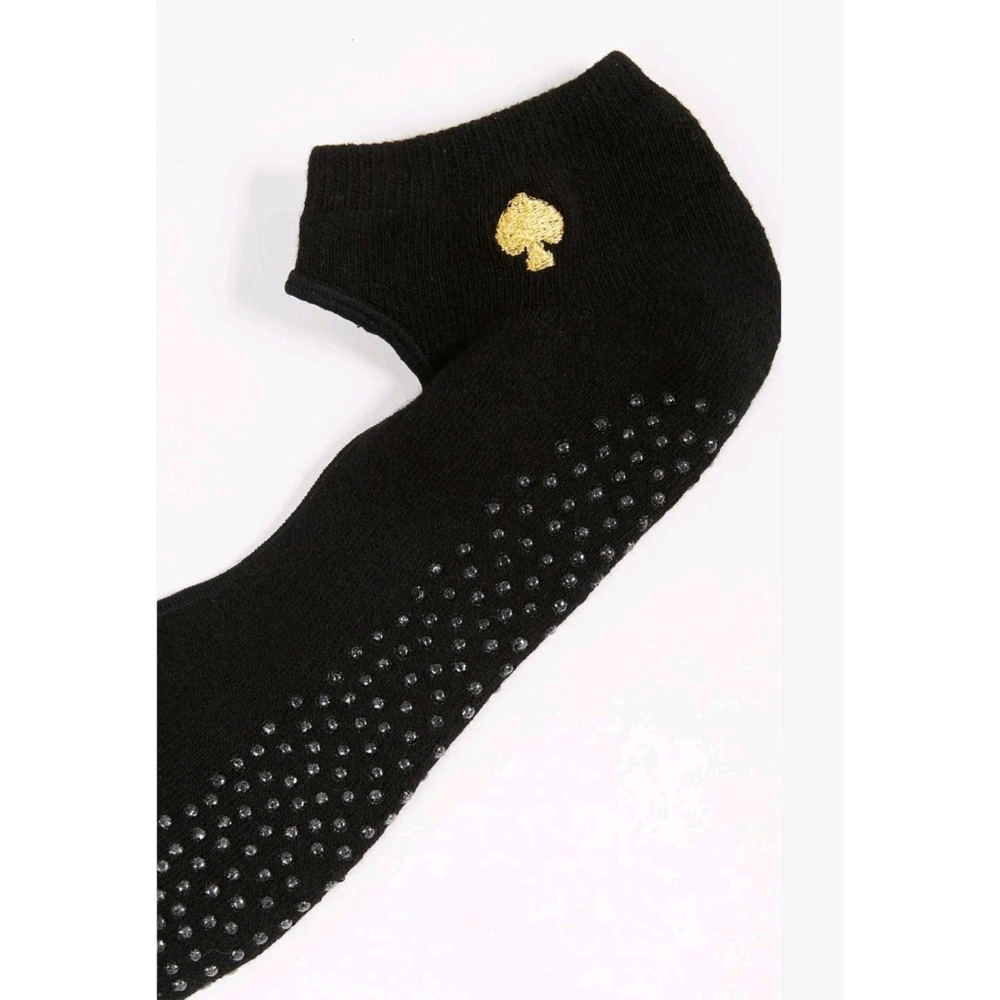 Kate Spade Women Black Barre Yoga Ballet Pilates Gym Socks - One Size - 2 Pairs - Picture 5 of 10